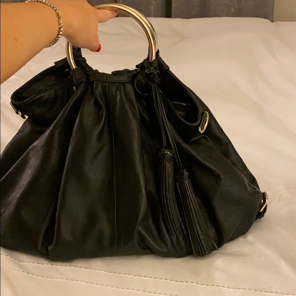 Aqua Madonna leather handbag